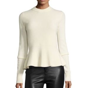 ⚪️ Veronica Beard Raleigh crew cashmere sweater